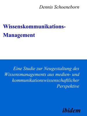 cover image of Wissenskommunikations-Management